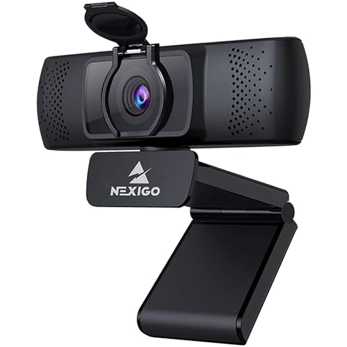 NexiGo N930P (Gen 2) 1080P Autofocus Webcam with Software, Microphone & Privacy Cover, HD USB Web Camera, for Zoom YouTube Skype FaceTime, PC Mac Laptop Desktop