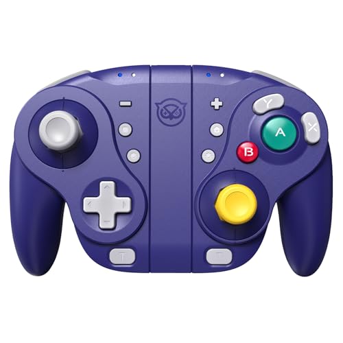 NYXI Wizard Switch Gamecube Controller for Nintendio Switch/Switch OLED, Wireless Gamecube Controller with Hall Effect Joystick, Programmable, Mechanical Trigger, 6-Axis Gyro, Turbo & Vibration